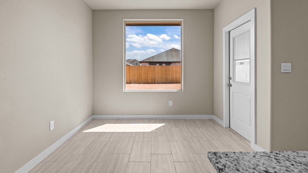 Representative unfurnished interior of a home built from the Tupelo by D.R. Horton in Legacy South, Midland (Image 9). Representative unfurnished interior of a home built from the Tupelo by D.R. Horton in Legacy South, Midland (Image 9).