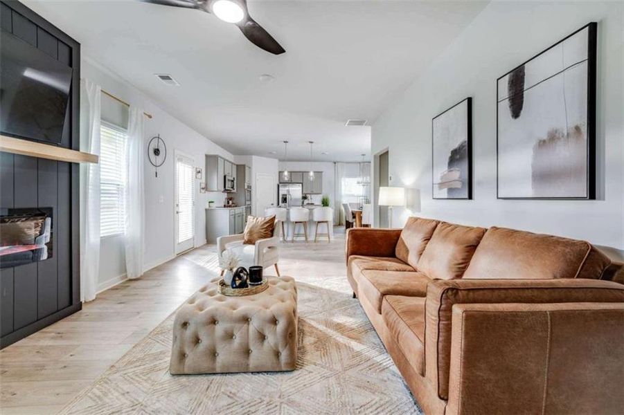 Furnished interior view inside a new home in Southern Hills, McDonough (Image 16).