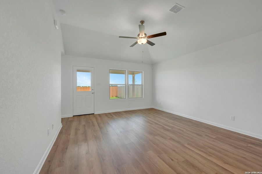Spacious, unfurnished interior of a new home in Meadows at Clear Springs, New Braunfels (Image 14). Spacious, unfurnished interior of a new home in Meadows at Clear Springs, New Braunfels (Image 14).
