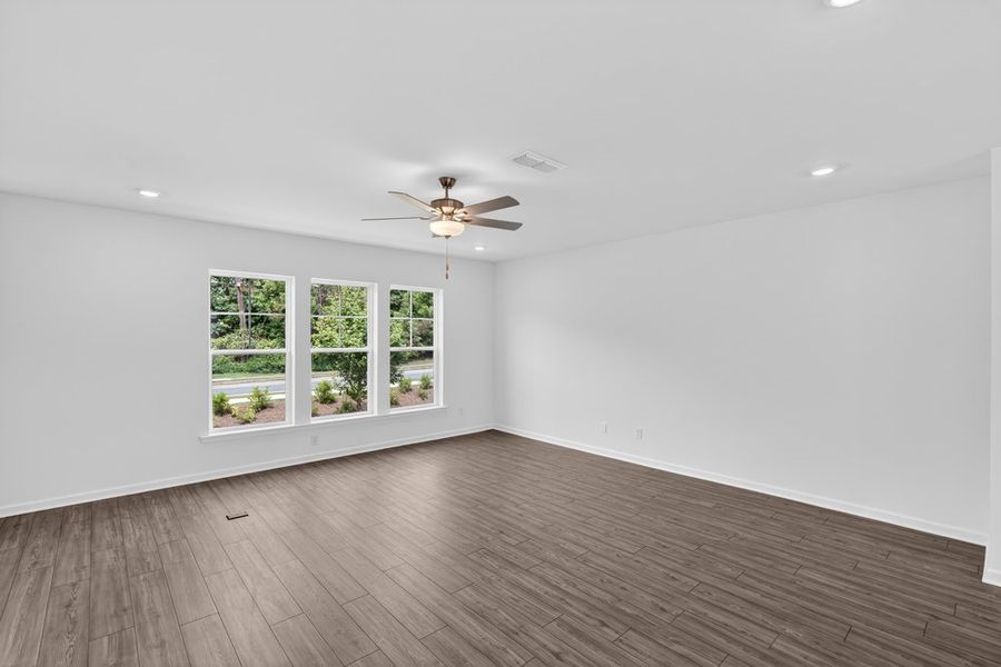 Spacious, unfurnished interior of a new home in Chandler Run, Tucker (Image 11). Spacious, unfurnished interior of a new home in Chandler Run, Tucker (Image 11).