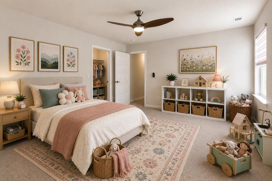 Furnished interior view inside a new home in Limehouse Village: Arbor Series, Summerville (Image 47).
