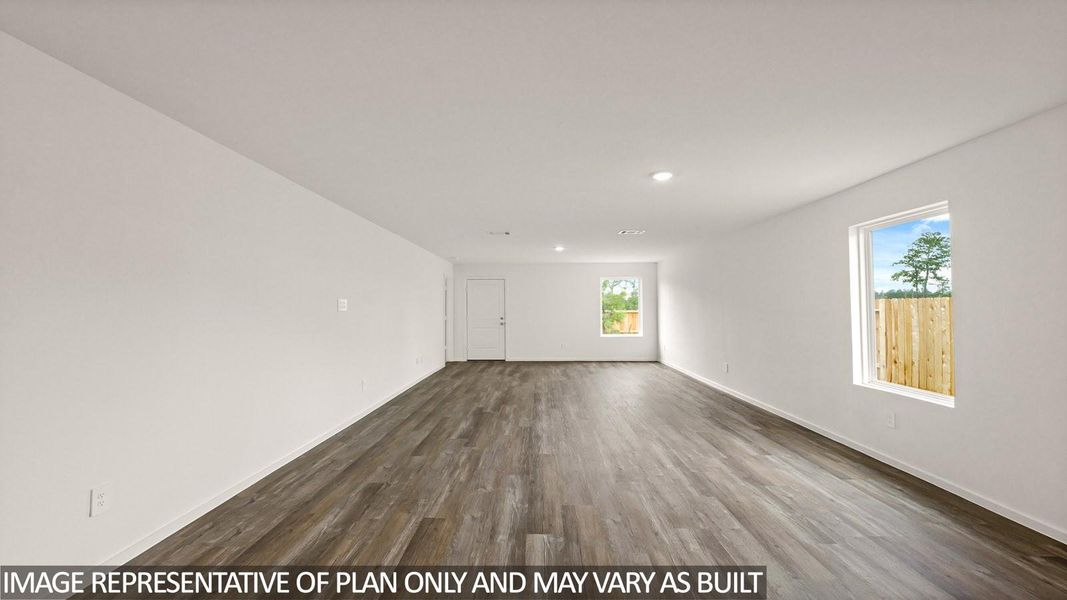 Spacious, unfurnished interior of a new home in Sunterra, Katy (Image 6).