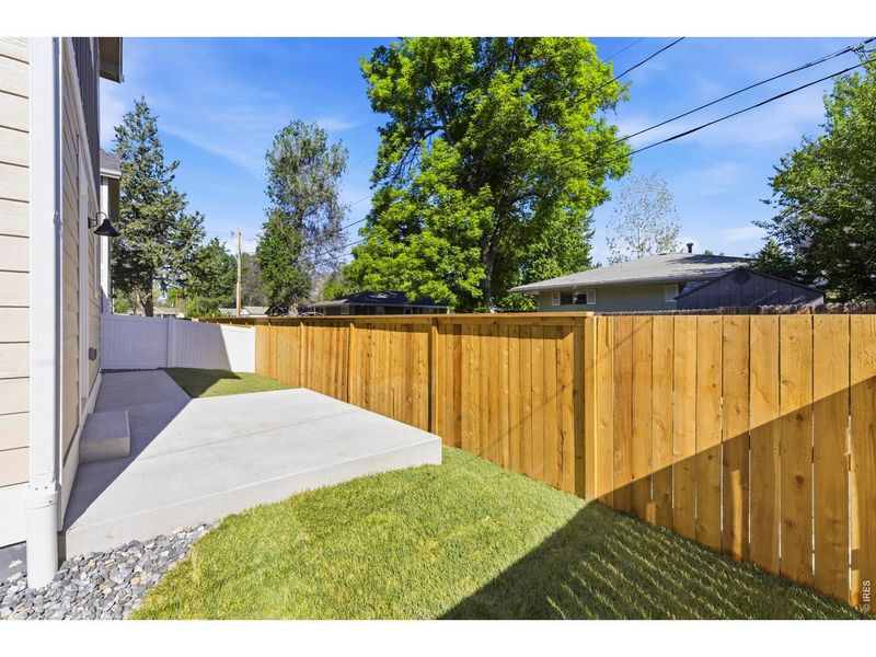 Exterior details and patio area of a home in , Loveland (Image 25).