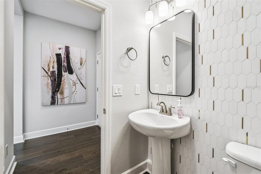 Furnished interior view inside a new home in Lake Star at Ovation, Winter Garden (Image 19).