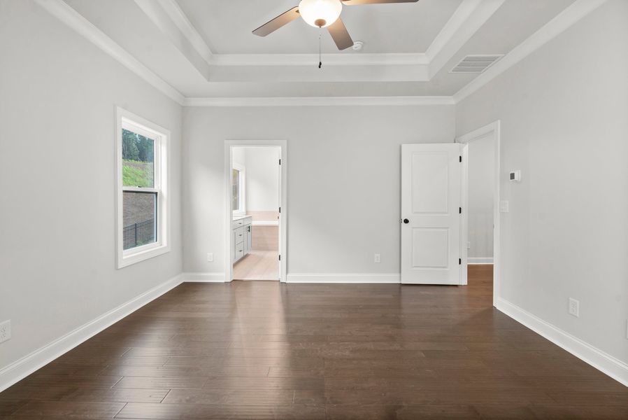 Representative unfurnished interior of a home built from the The Cameron by The Providence Group in Palisades Single Family, Cumming (Image 32).