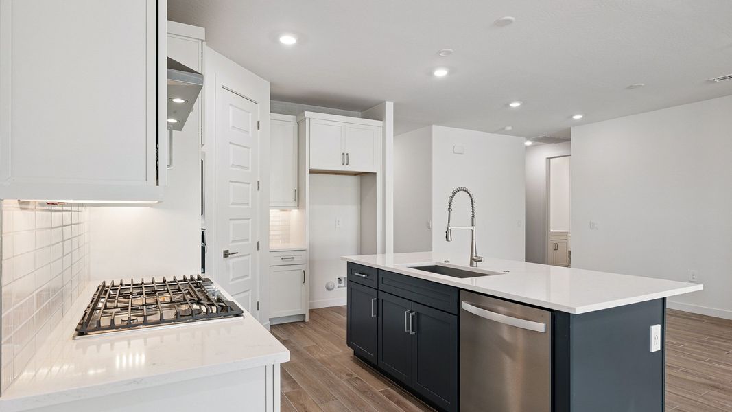 Representative furnished interior of a home built from the Hayden by D.R. Horton in The Ridge at Stone Butte, Phoenix (Image 9).