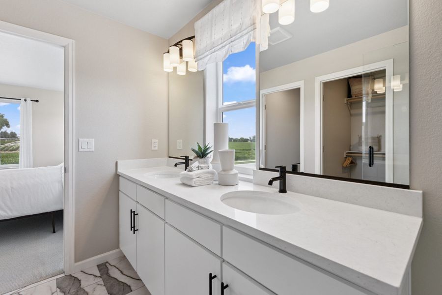 Representative furnished interior of a home built from the Biscayne by Landsea Homes in Spring Valley, Longmont (Image 23). Representative furnished interior of a home built from the Biscayne by Landsea Homes in Spring Valley, Longmont (Image 23).