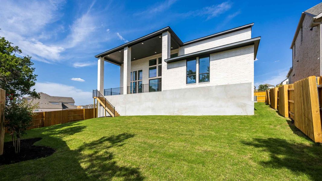 Exterior details and patio area of a home in Palmera Ridge, Leander (Image 2). Exterior details and patio area of a home in Palmera Ridge, Leander (Image 2).