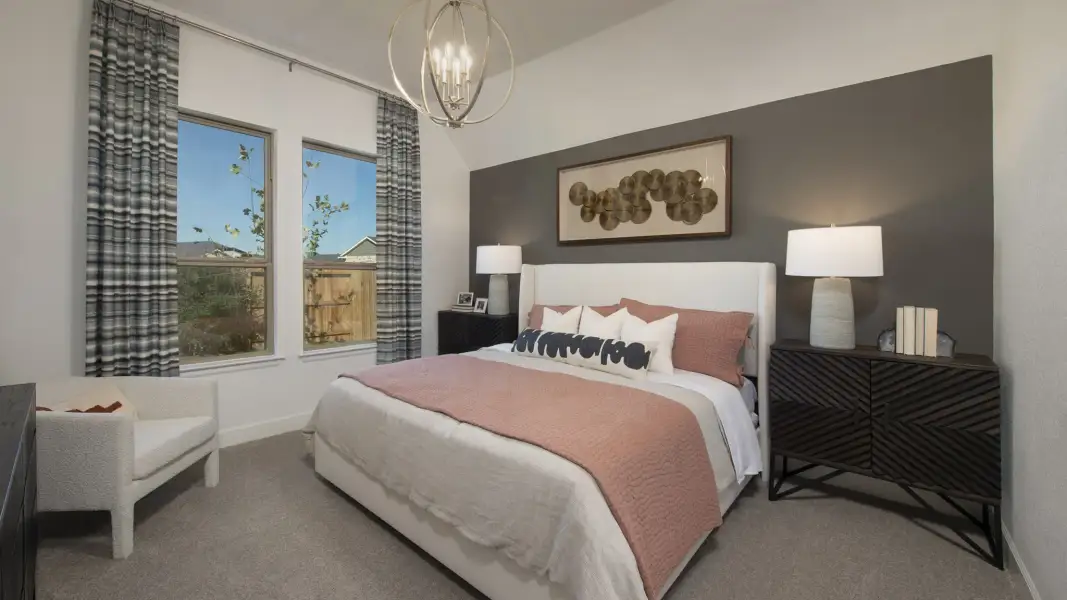 Furnished interior view inside a new home in Woodhavyn, Magnolia (Image 39).