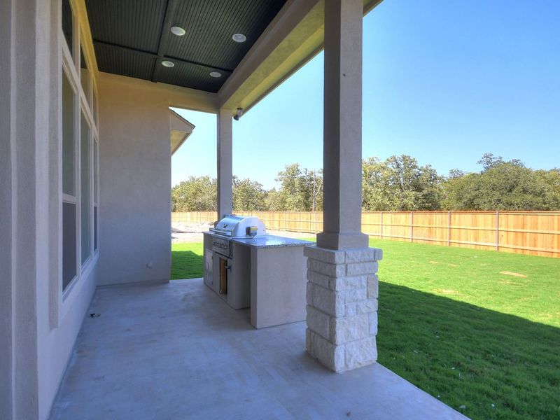 Representative exterior details of a home built from the Siena III by Giddens Homes in Clearwater Ranch, Liberty Hill (Image 60).