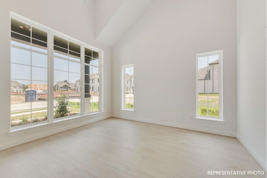 Representative unfurnished interior of a home built from the Royal Palm by Grand Homes in Trails at Cottonwood Creek, Rowlett (Image 13).