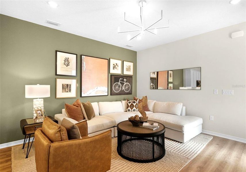 Furnished interior view inside a new home in Delaney Reserve, Deland (Image 18).