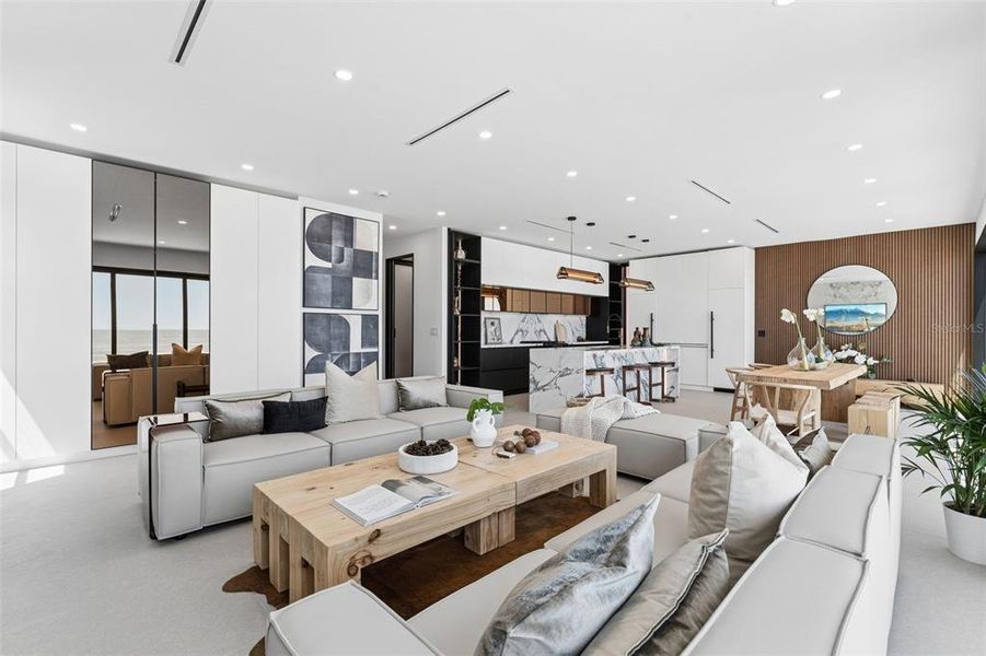 Furnished interior view inside a new home in , New Smyrna Beach (Image 23).