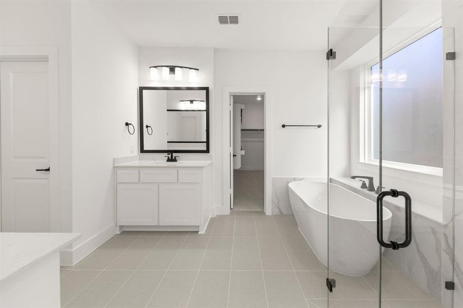 Furnished interior view inside a new home in Valencia on The Lake, Little Elm (Image 14).