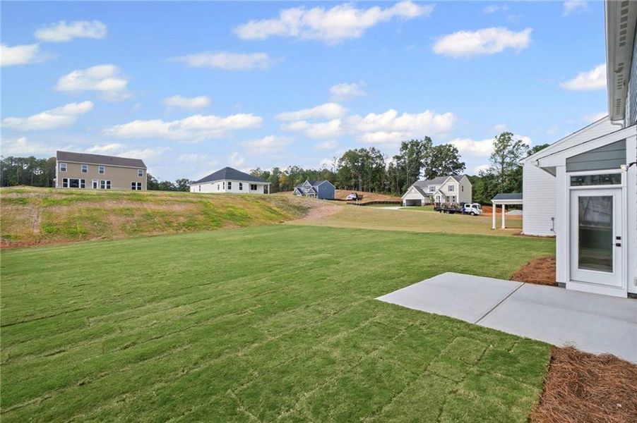 Exterior details and patio area of a home in Pickens Bluff, Hiram (Image 18).