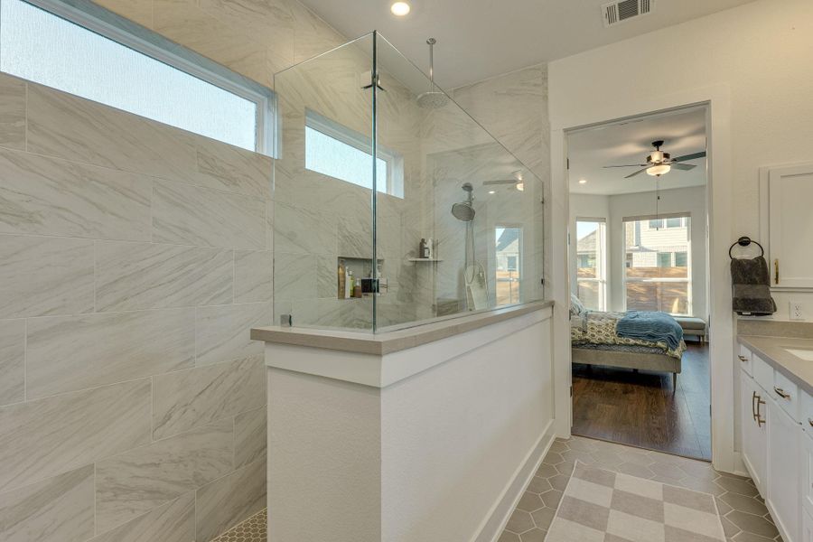 Furnished interior view inside a new home in , Leander (Image 29).