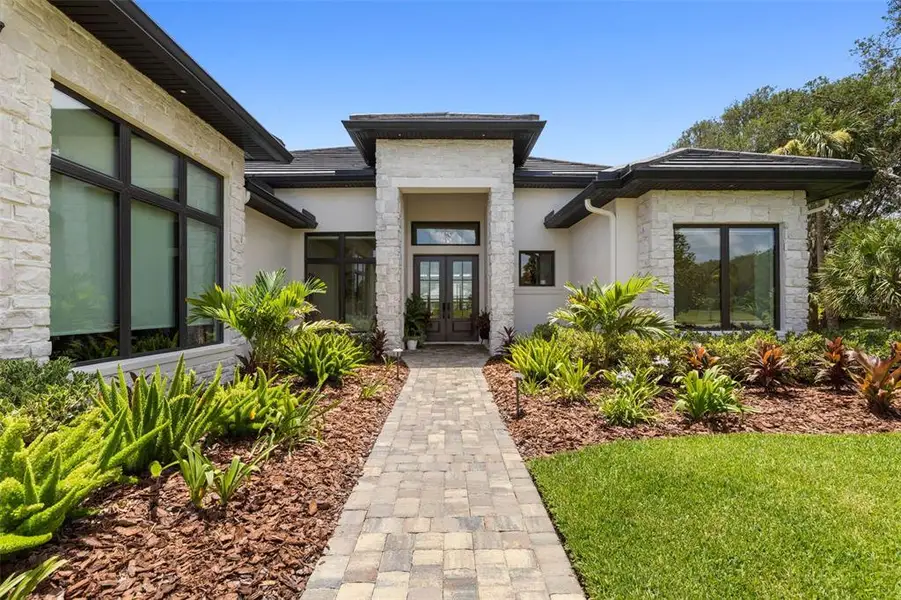 Exterior details and patio area of a home in , Flagler Beach (Image 26). Exterior details and patio area of a home in , Flagler Beach (Image 26).