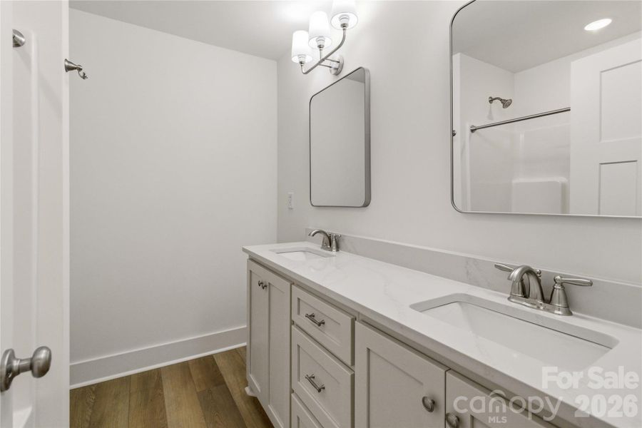 Furnished interior view inside a new home in , Clover (Image 10).