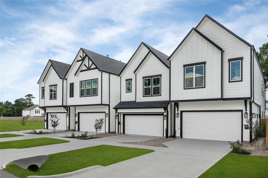 Front exterior of a new home in , Houston, TX, highlighting curb appeal (Image 6).