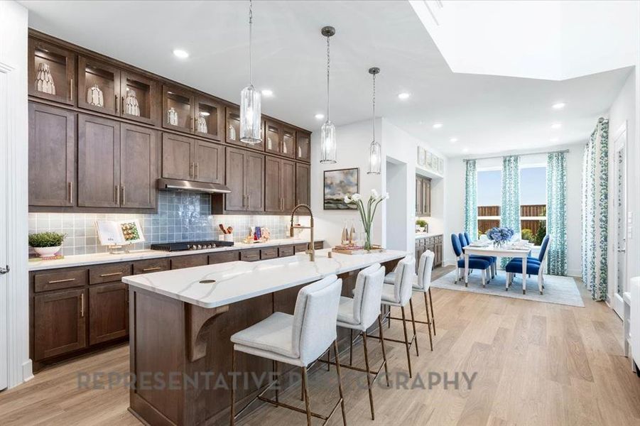 Furnished interior view inside a new home in M3 Ranch, Mansfield (Image 24).