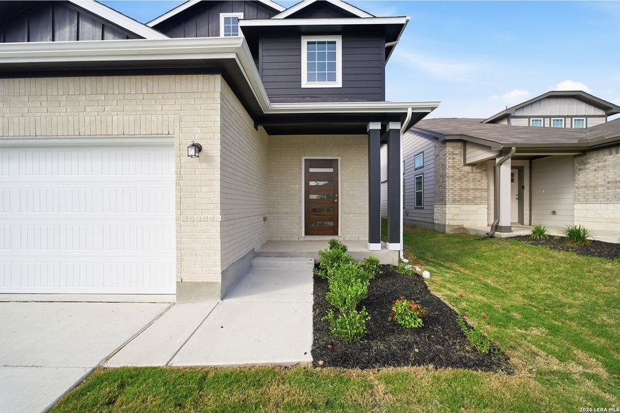 Exterior details and patio area of a home in Katzer Ranch, Converse (Image 3).