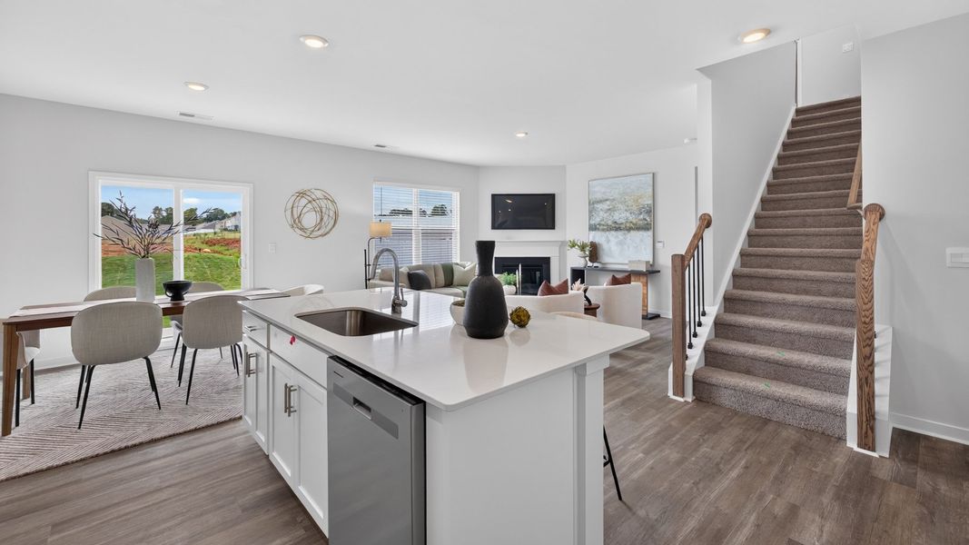 Furnished interior view inside a new home in Laurelbrook, Sherrills Ford (Image 6).