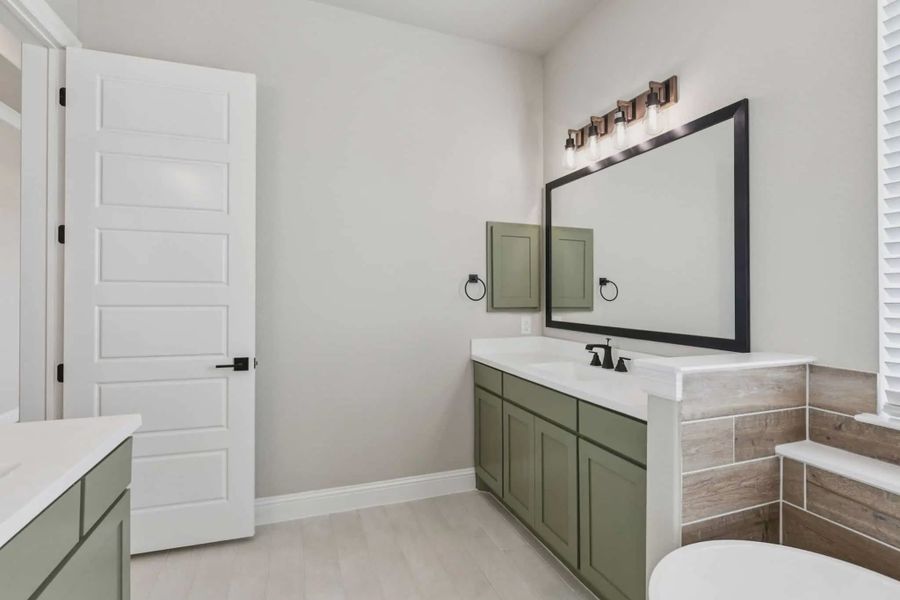 Representative furnished interior of a home built from the Stafford by Chesmar Homes in Talia, Mesquite (Image 6).