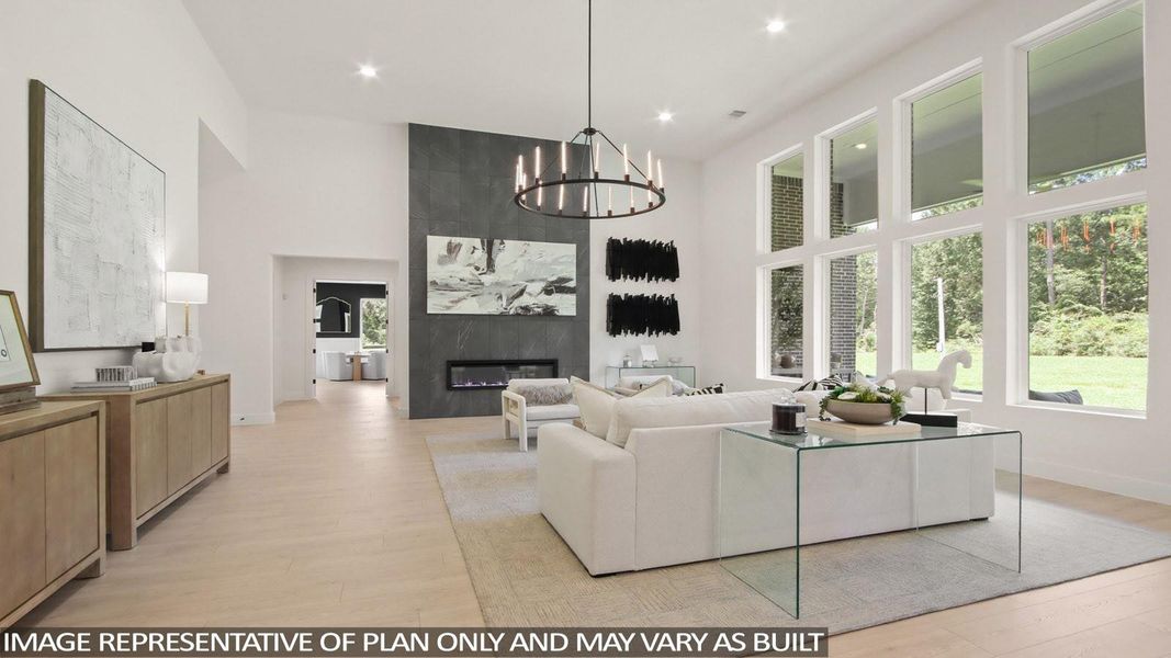 Furnished interior view inside a new home in , Pinehurst (Image 5).