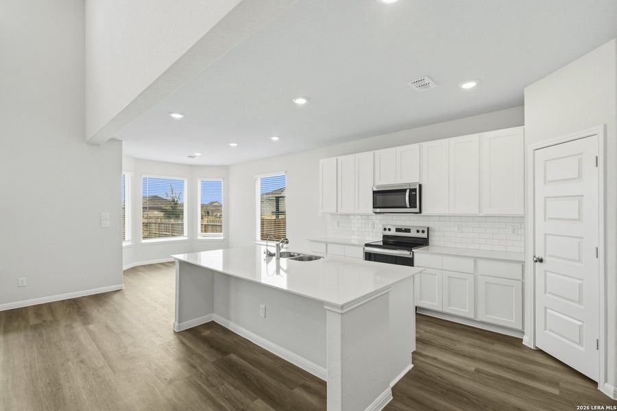 Furnished interior view inside a new home in Cinco Lakes, San Antonio (Image 11).