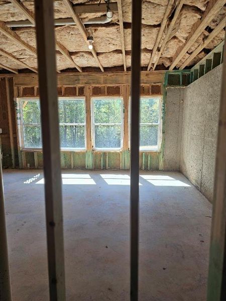 In-progress construction of a new home in Waters Edge, Mansfield, GA (Image 34).