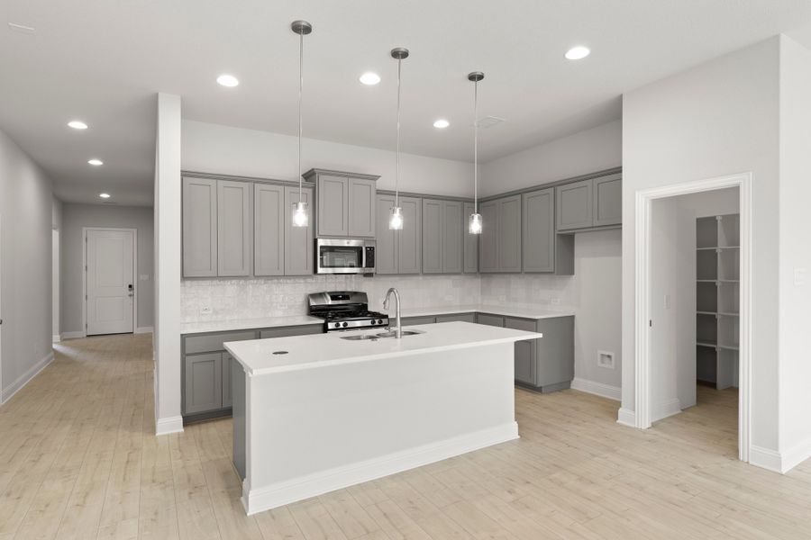 Furnished interior view inside a new home in Creekside, Royse City (Image 5).