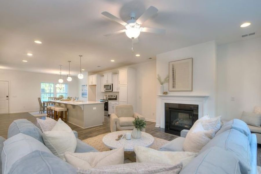 Representative furnished interior of a home built from the Devin by True Homes in Harpers Landing, Walkertown (Image 6).