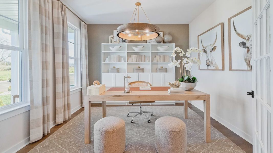 Furnished interior view inside a new home in Cottages of Bearwood, Mount Pleasant (Image 4).