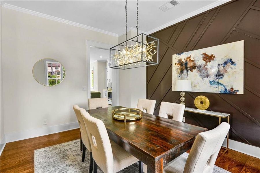 Furnished interior view inside a new home in , Snellville (Image 5).