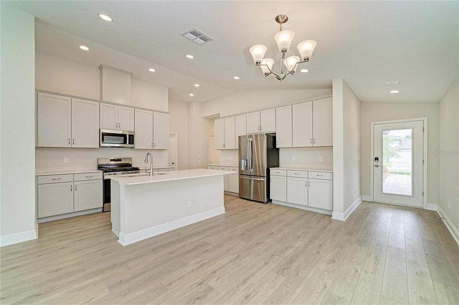 Furnished interior view inside a new home in Crosswind Point, Parrish (Image 4).