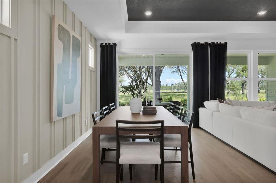 Furnished interior view inside a new home in Lakeview Estates, Palm Coast (Image 10). Furnished interior view inside a new home in Lakeview Estates, Palm Coast (Image 10).