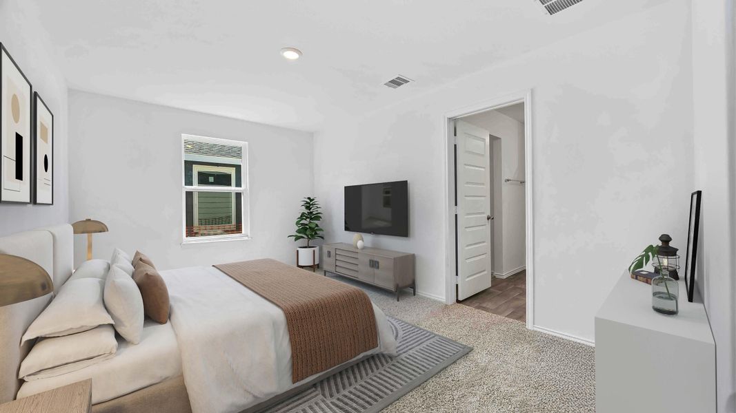 Representative furnished interior of a home built from the Atlanta by D.R. Horton in Legacy Village, Houston (Image 20). Representative furnished interior of a home built from the Atlanta by D.R. Horton in Legacy Village, Houston (Image 20).