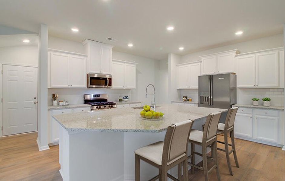 Furnished interior view inside a new home in Sweetgrass at Summers Corner, Summerville (Image 2).