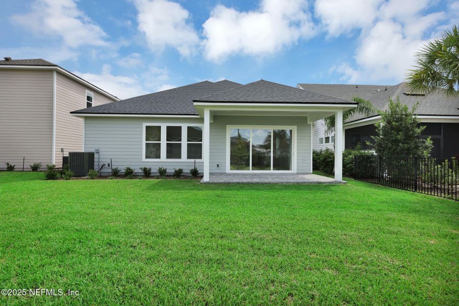 Exterior details and patio area of a home in Seabrook Village at Seabrook, Ponte Vedra (Image 34).