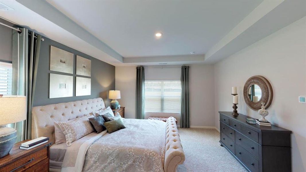 Furnished interior view inside a new home in Preserve at Dove Creek, Statham (Image 26).