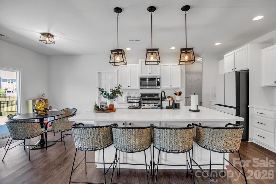 Furnished interior view inside a new home in , Charlotte (Image 14).