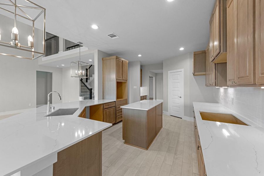 Furnished interior view inside a new home in Morton Creek Ranch, Katy (Image 12).