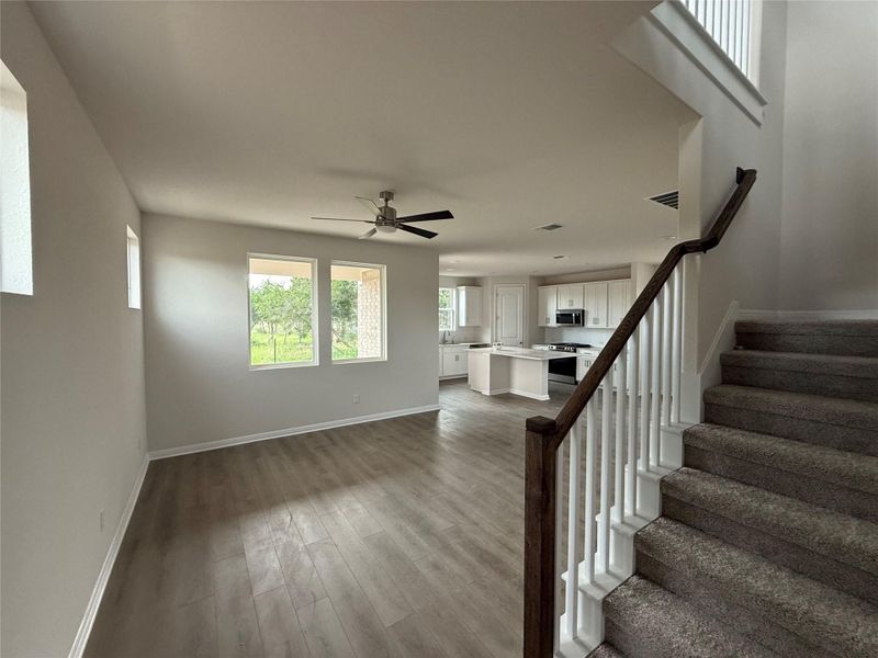 Spacious, unfurnished interior of a new home in The Cottages at La Cima, San Marcos (Image 12). Spacious, unfurnished interior of a new home in The Cottages at La Cima, San Marcos (Image 12).