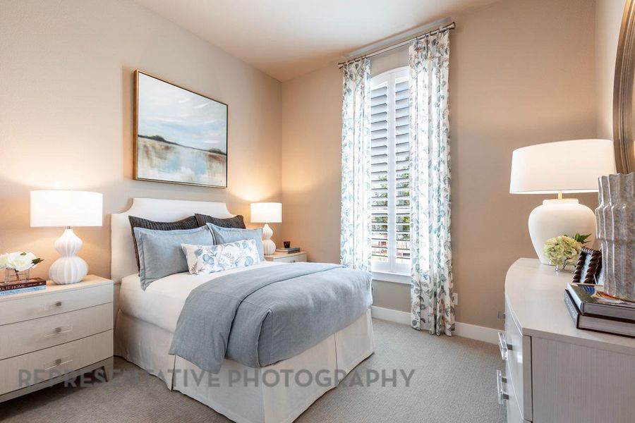 Furnished interior view inside a new home in Wolf Ranch, Georgetown (Image 17).