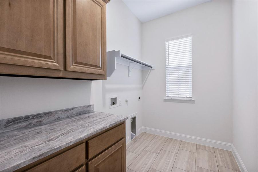 Built in Cabinets with Granite countertops