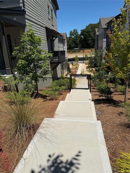 Exterior details and patio area of a home in Stillwood, Hapeville (Image 3).