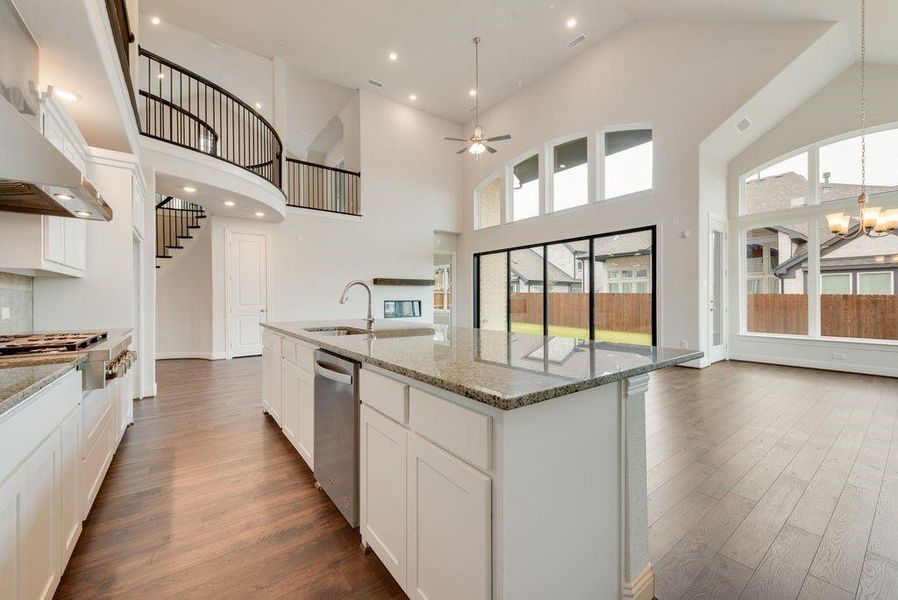 Furnished interior view inside a new home in Cedar Ridge Estates, Grand Prairie (Image 5).