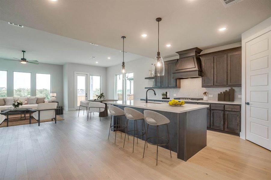 Furnished interior view inside a new home in Talon Hills, Fort Worth (Image 16). Furnished interior view inside a new home in Talon Hills, Fort Worth (Image 16).