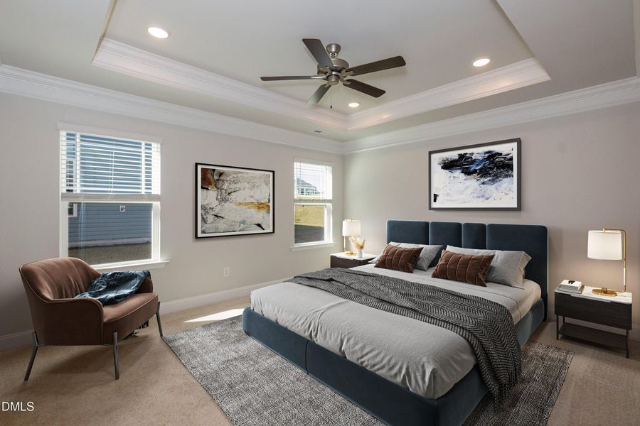 Furnished interior view inside a new home in Southern Estates, Sanford (Image 12).