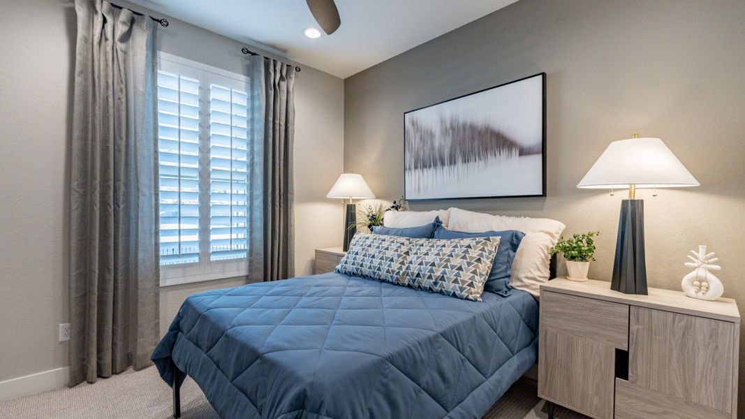 Representative furnished interior of a home built from the Bluebell by DRB Homes in Teravalis, Buckeye (Image 20).